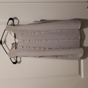 LOFT blouse, size M, color light gray